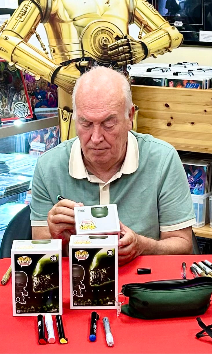 Alien Brian Muir Hand Signed 30 Funko POP!