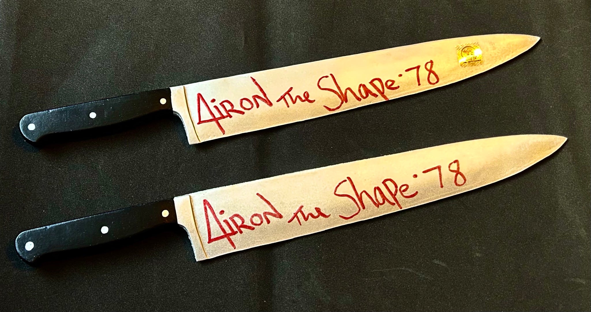 Halloween Kills Michael Myers ‘The Shape’ Airon Armstrong Autographed Replica Knife with Triple Layer Authenticity