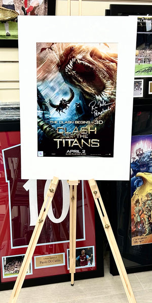 Clash of the Titans (2010) Ross Mullan Autographed Film Poster with Triple Layer Authenticity