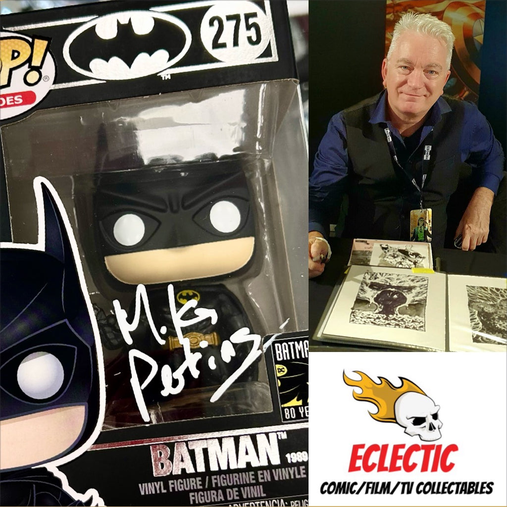 Batman 80 Years Batman 1989 Mike Perkins Hand Signed 275 Funko POP! with Eclectic Authenticity