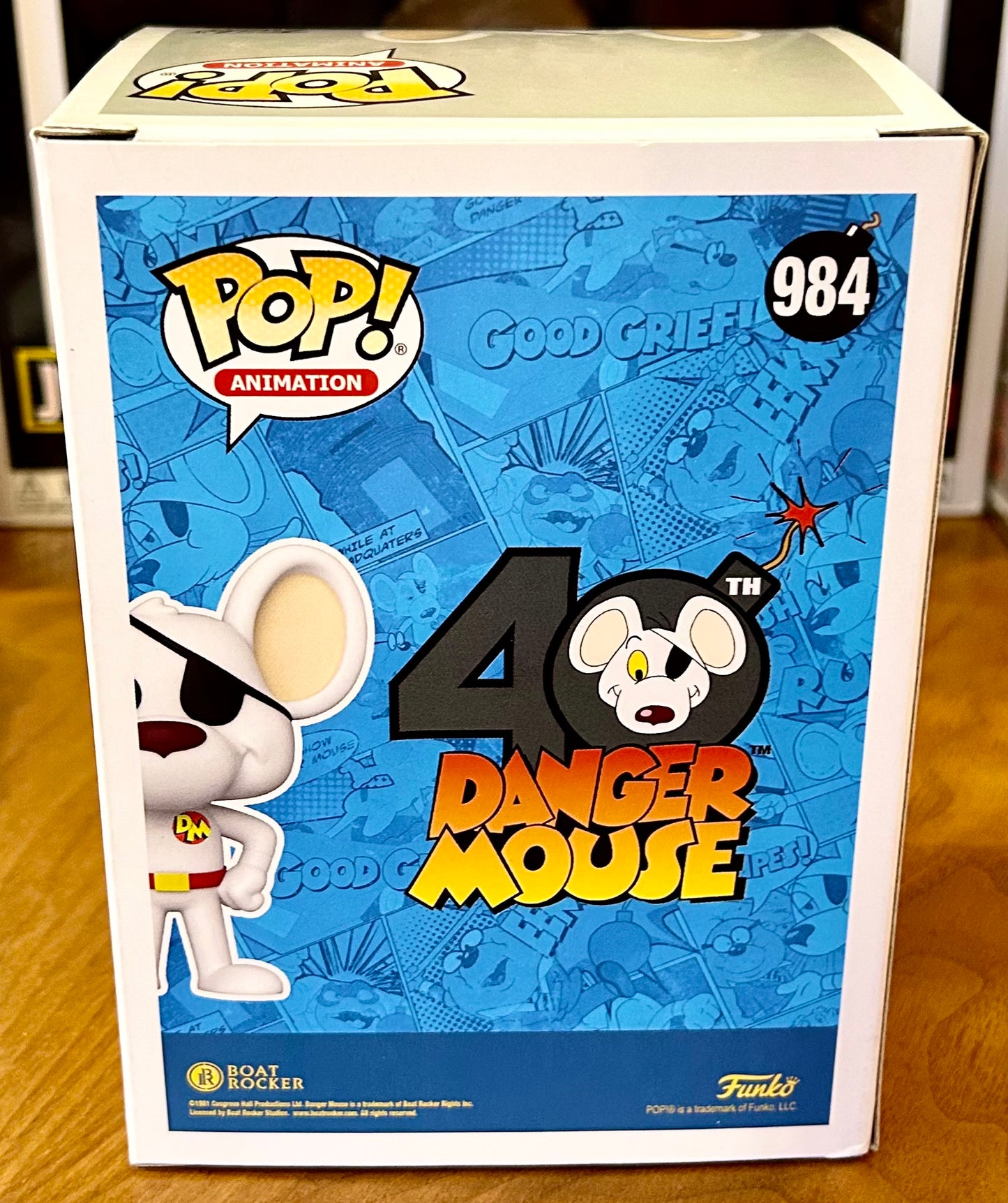 Danger Mouse Limited Edition Aly Fell Hand Signed 984 Funko POP!