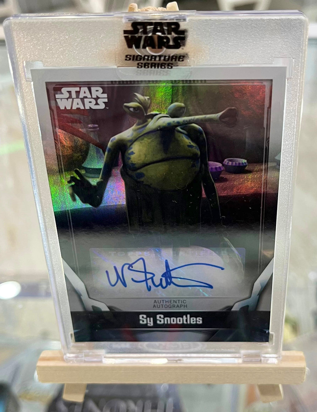 Star Wars Topps Authentic Autograph Card - Nika Futterman as Sy Snootles