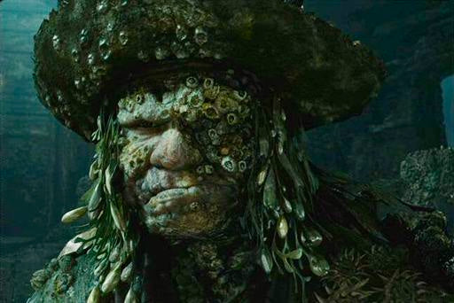 Pirates of the Caribbean Suede Effect Clanker Andy Beckwith Hand Signed Tricorn Hat