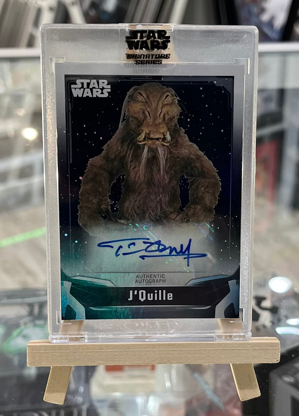 Star Wars Topps Authentic Autograph Card - Tim Dry as J’Quille