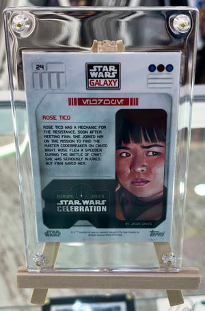 Rose Tico Star Wars Celebration Exclusive 186/299 Parallel Collector Card