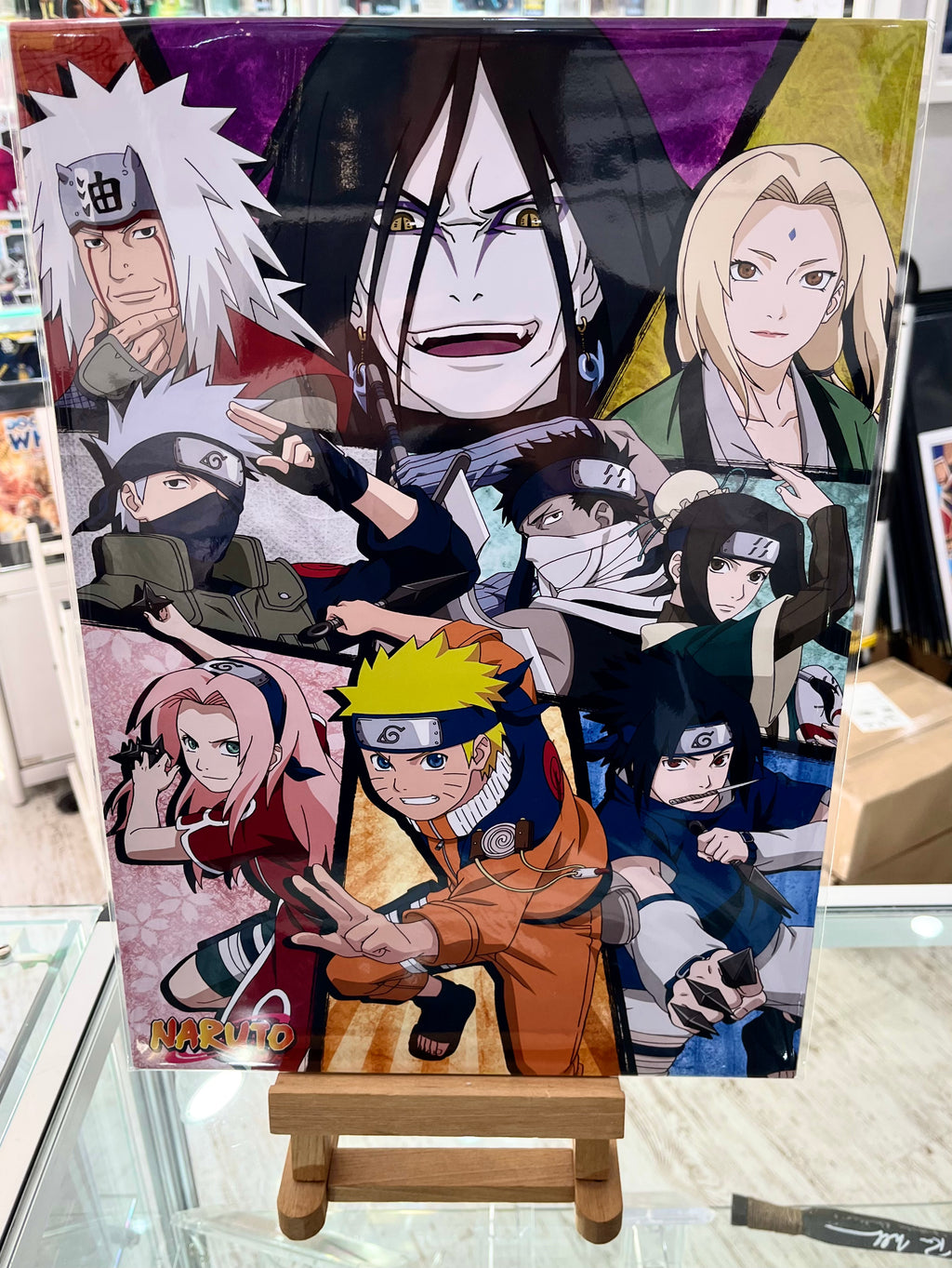 Naruto Manga Art Poster