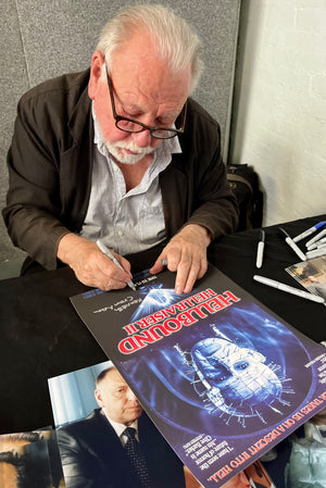 Hellbound: Hellraiser II Kenneth Cranham Autographed Film Poster with Triple Layer Authenticity