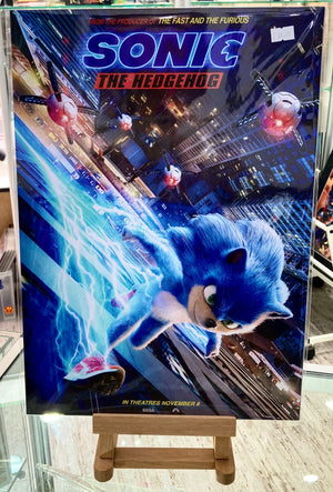 Sonic The Hedgehog Video Gaming Film Art Poster