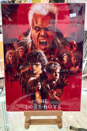 The Lost Boys Horror Film Art Poster