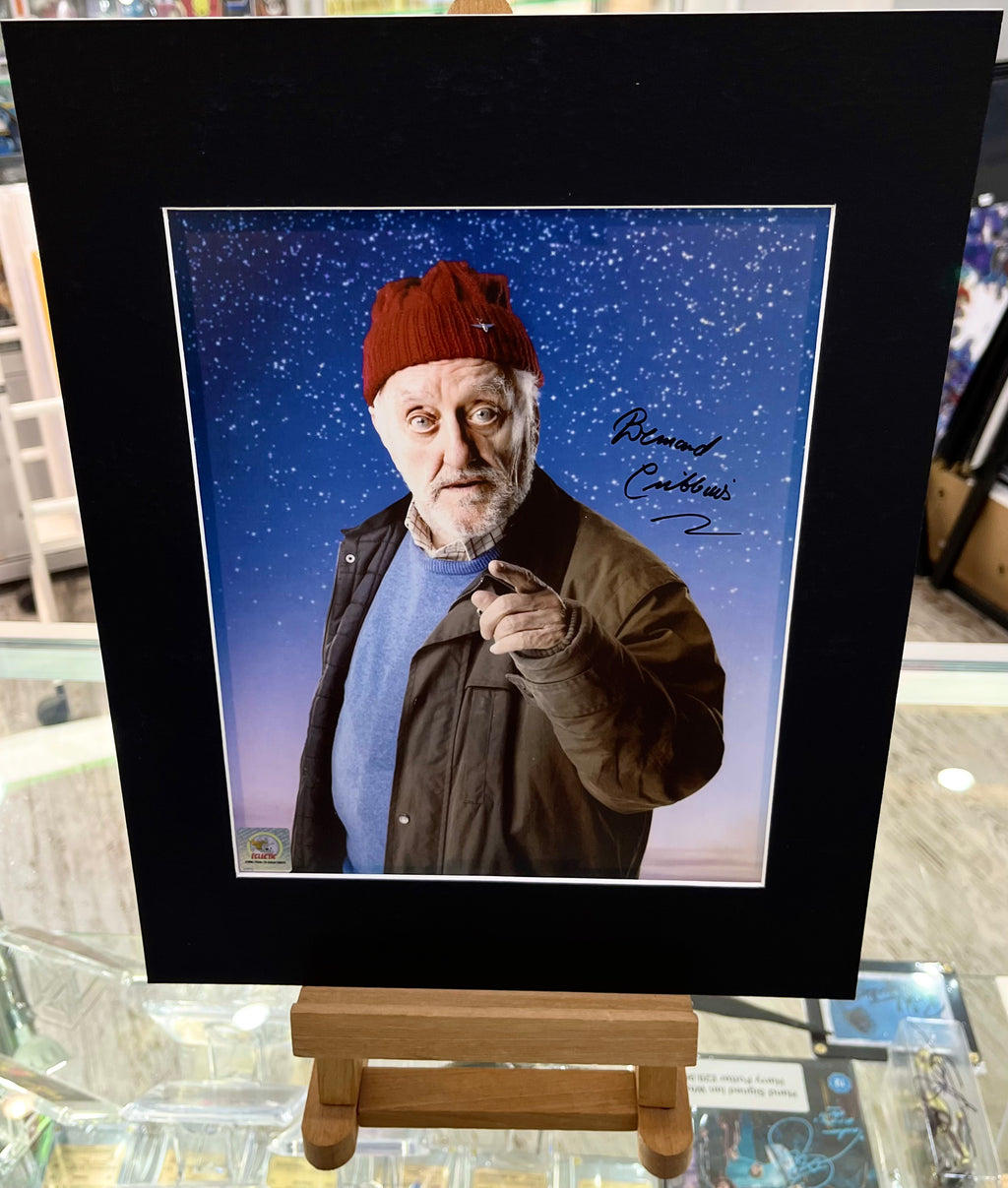Doctor Who Bernard Cribbins Autographed Photograph with Eclectic Double Layer Authenticity