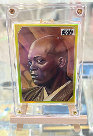 Mace Windu Star Wars Celebration 2023 Exclusive 79/150 Parallel Collector Card