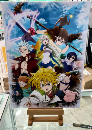 The Seven Deadly Sins Manga Art Poster