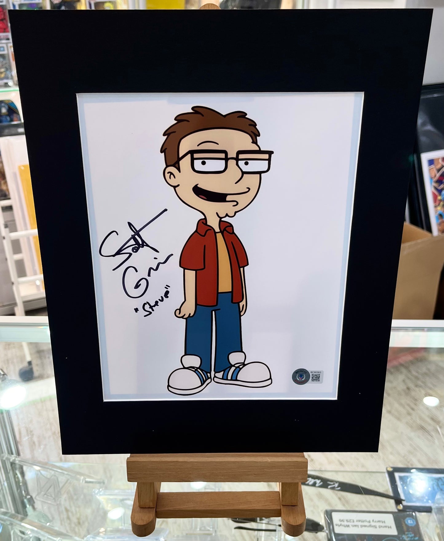American Dad! Steve Scott Grimes Hand Signed Photo