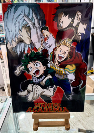 My Hero Academia Manga Art Poster