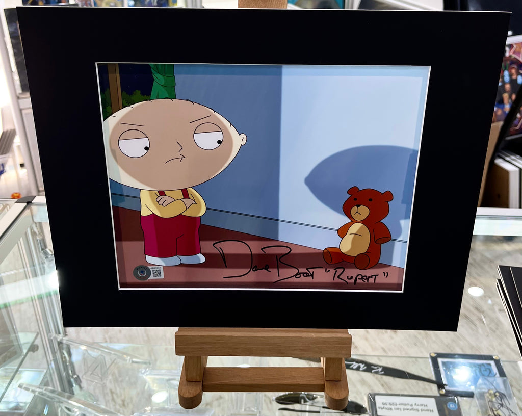 Family Guy David Boat Autographed Photograph with Beckett Authenticity