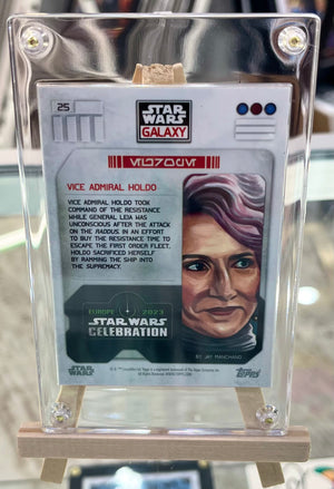 Vice Admiral Holdo Star Wars Celebration 2023 Exclusive 30/150 Parallel Collector Card