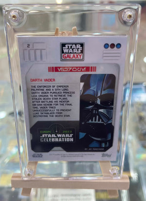 Darth Vader Star Wars Celebration Exclusive 239/299 Parallel Collector Card