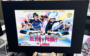 Kevin & Perry Go Large Kenneth Cranham Autographed Film Poster with Triple Layer Authenticity
