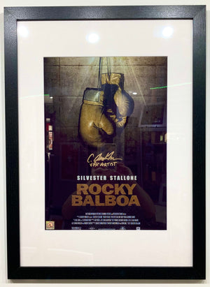 Rocky Balboa C. Andrew Nelson Autographed Film Poster with Triple Layer Authenticity