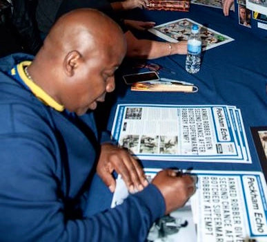 Only Fools and Horses Peckham Echo Top Buy Robbery Vas Blackwood Hand Signed Poster