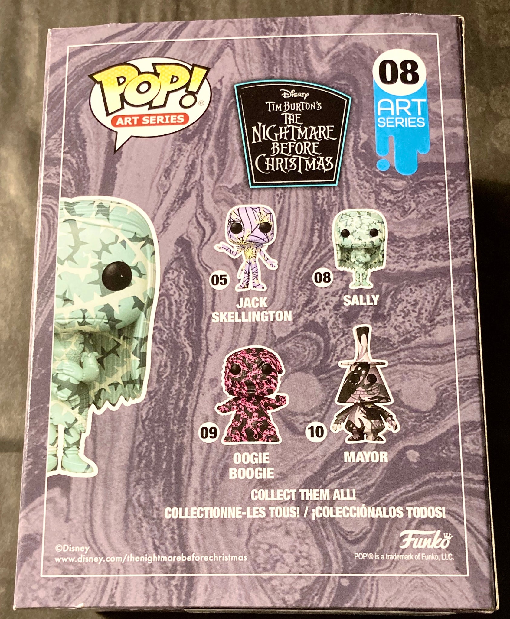 The Nightmare Before Christmas Sally Art Series Exclusive C. Andrew Nelson Autographed 08 Funko POP! with Triple Layer Authenticity