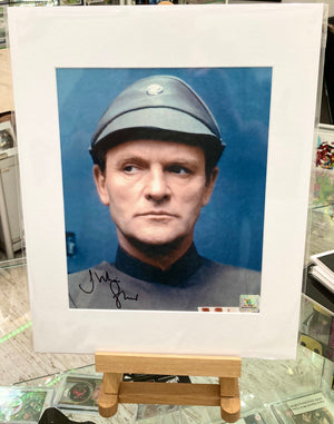Star Wars The Empire Strikes Back Julian Glover Autographed Film Photograph with Double Layer Authenticity