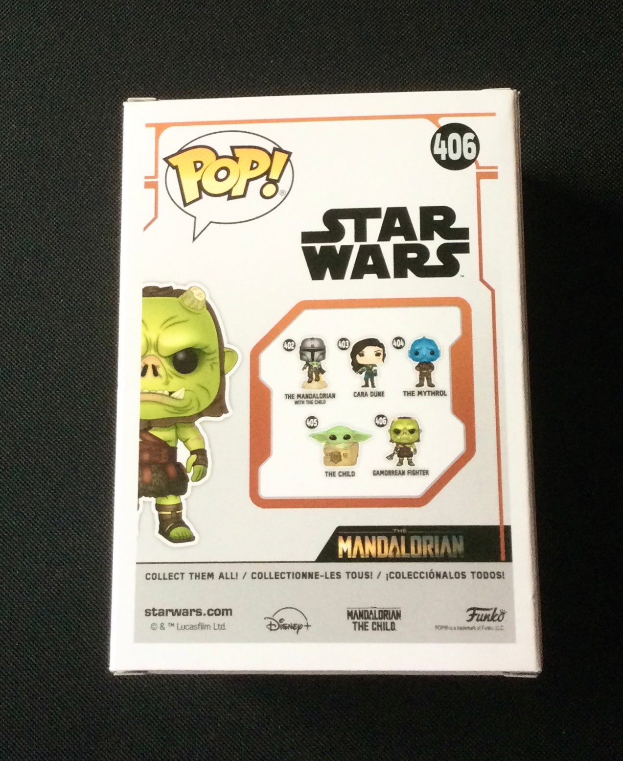 Star Wars Gamorrean Fighter Joe Gibson Autographed 406 Funko POP! with Triple Layer Authenticity