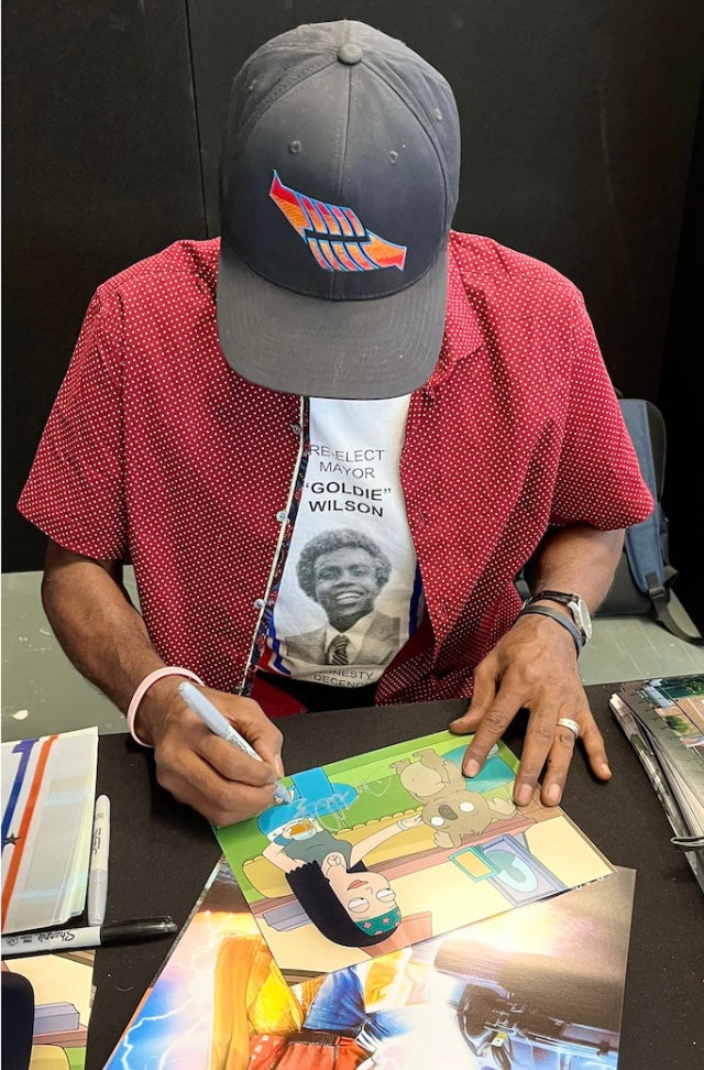 American Dad Reginald the Koala Donald Fullilove Hand Signed Mounted Photo