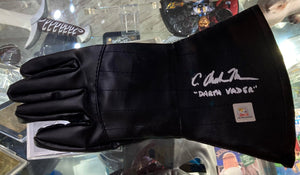 Star Wars Darth Vader C. Andrew Nelson Autographed Leather Effect Glove with Triple Layer Authenticity