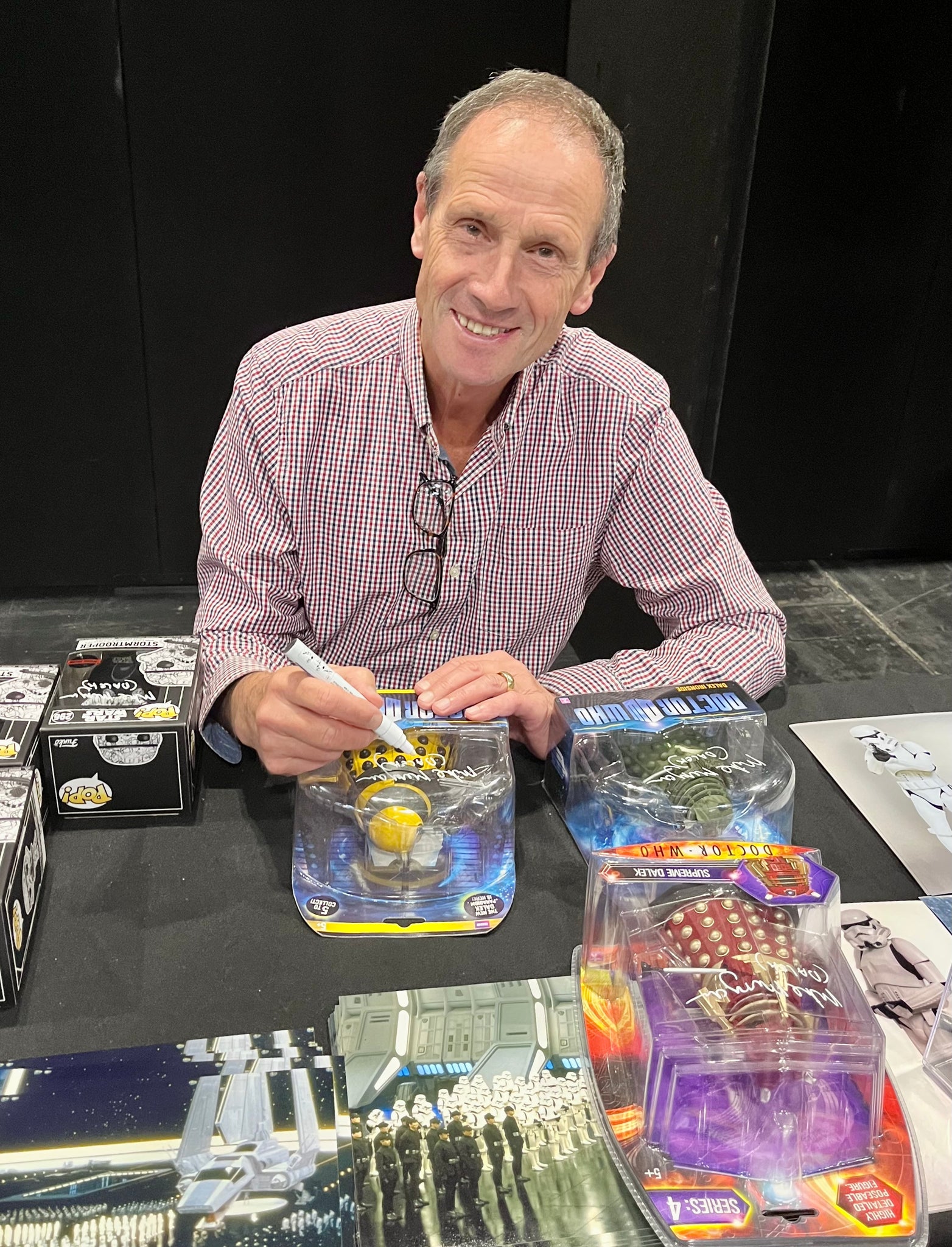 Doctor Who Dalek: The Eternal Paradigm Mike Mungarvan Autographed Action Figure with Triple Layer Authenticity