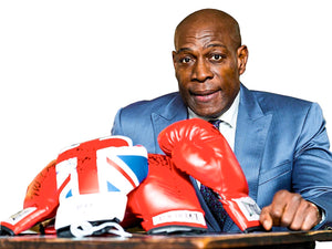 Frank Bruno Autographed Custom World Champion Boxing Trunks with Certificate of Authenticity