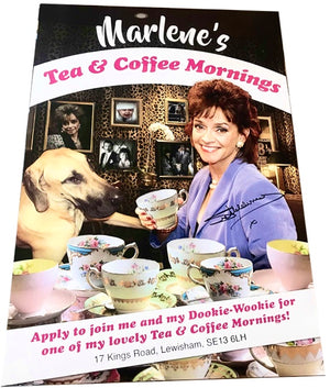 Only Fools and Horses Marlene’s Coffee Mornings Sue Holderness Autographed Poster with Double Layer Authenticity