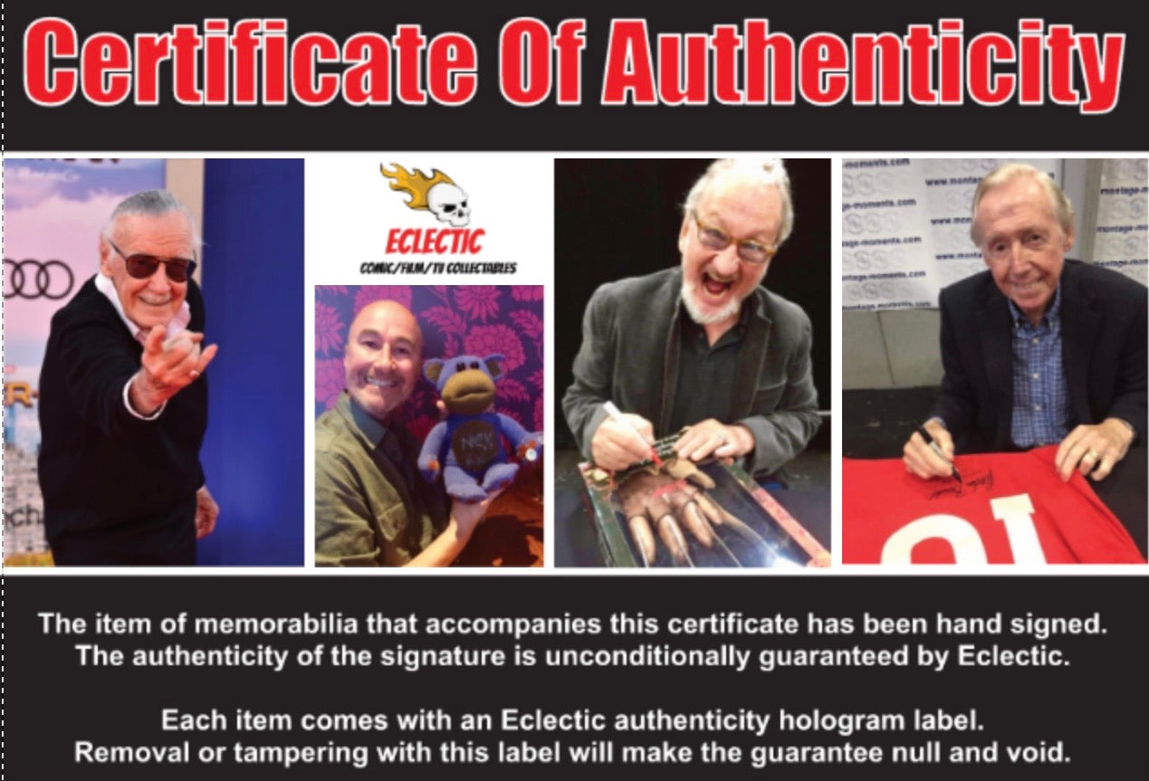 Doctor Who Dalek Ironside Mike Mungarvan Hand Signed Action Figure