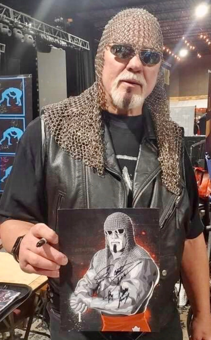 Scott Steiner ‘Big Poppa Pump’ Hand Signed Wrestling Photo