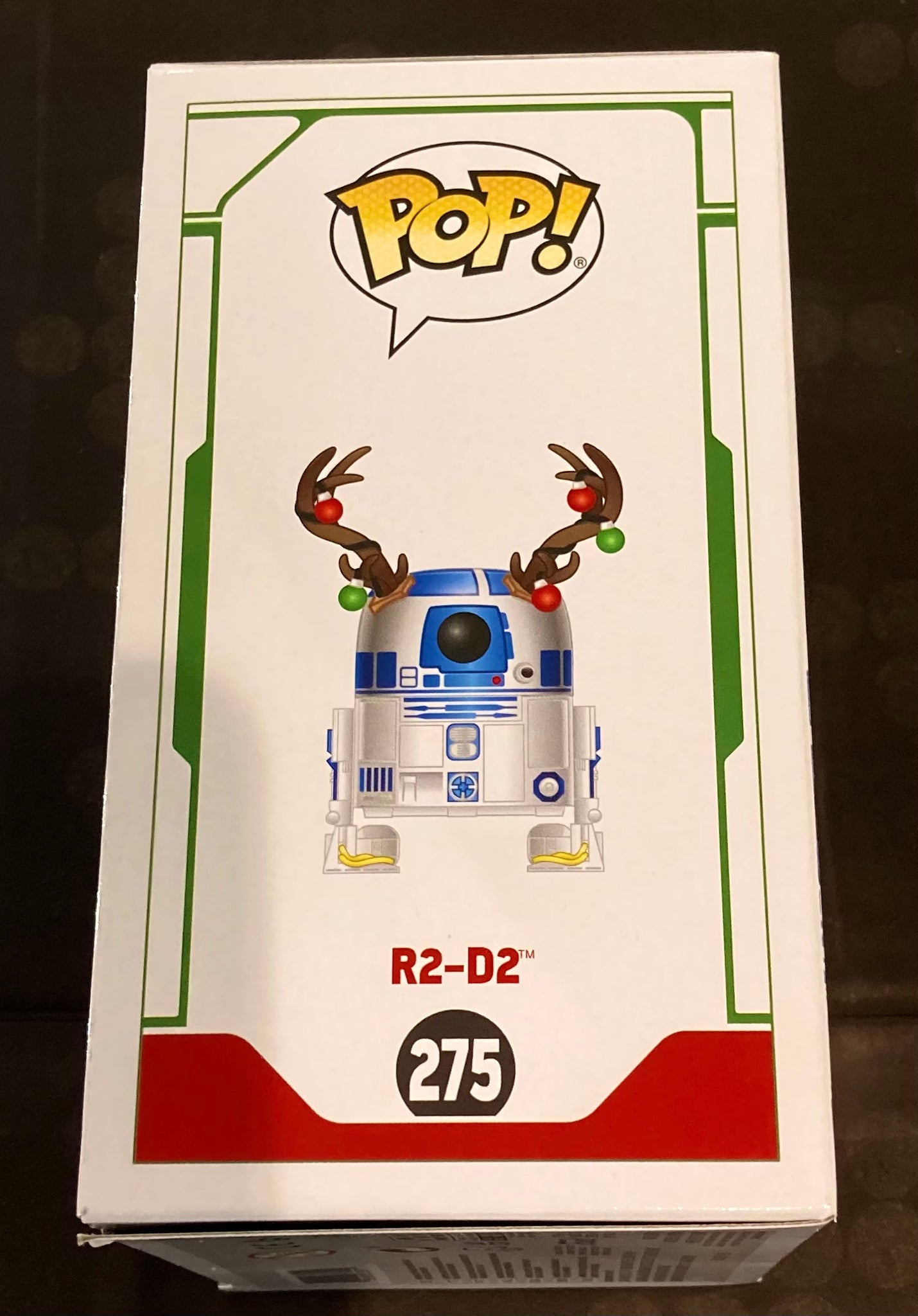 Star Wars Holiday R2-D2 Christine Galey Autographed 275 Funko POP! with Triple Layer Authenticity