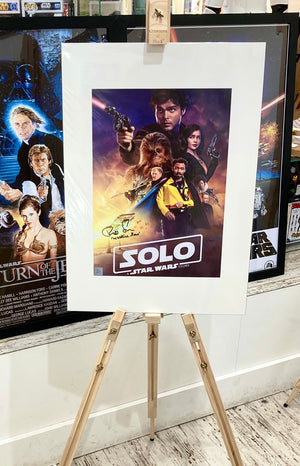 Solo: A Star Wars Story Ross Sambridge Autographed Film Poster with Triple Layer Authenticity