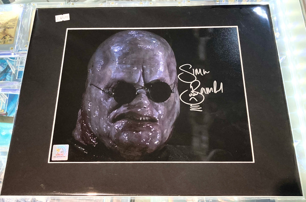 Hellraiser Simon Bamford Autographed Mounted Photograph with Double Layer Authenticity
