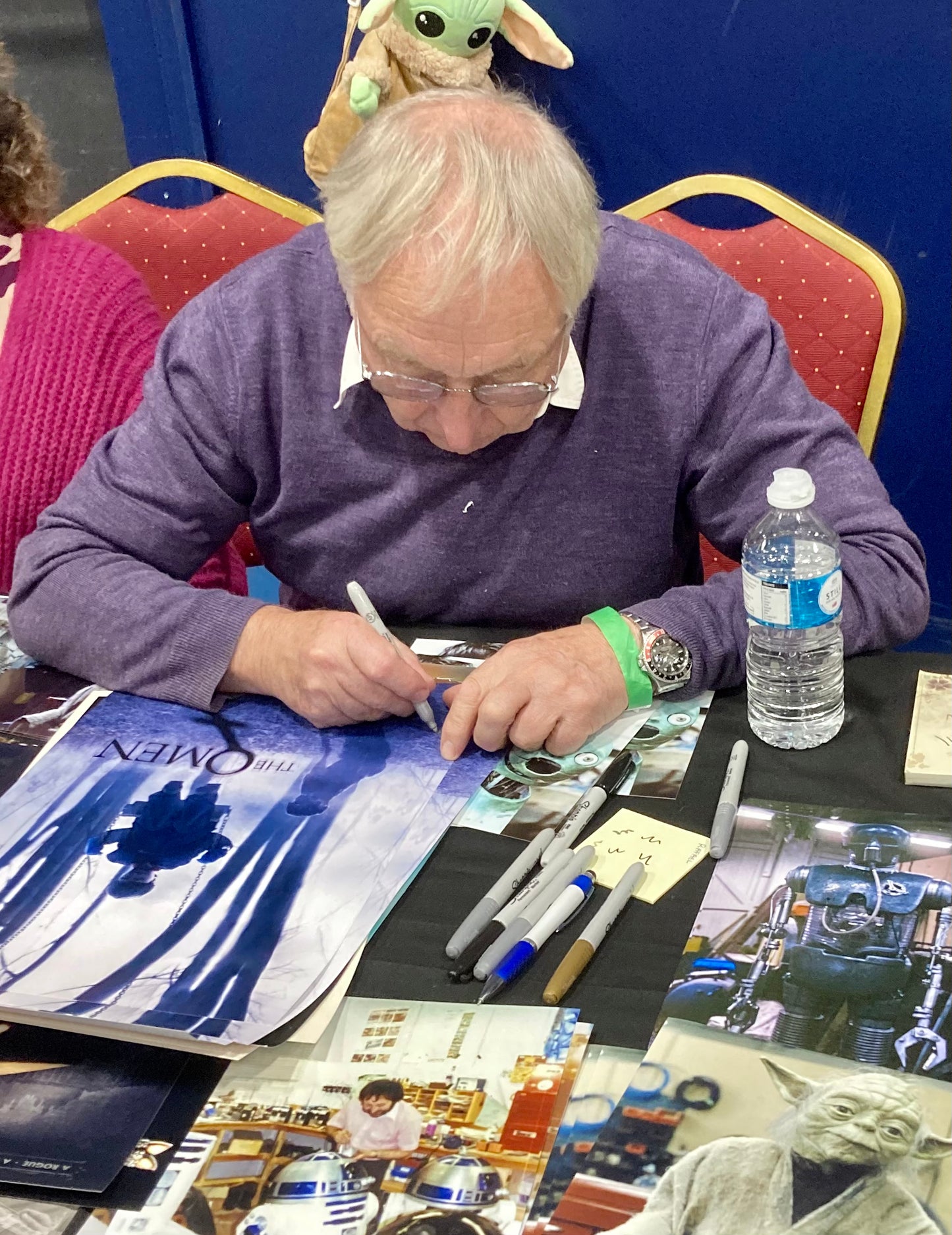 The Omen Ron Hone Hand Signed Film Poster
