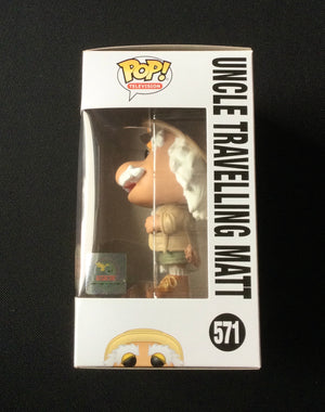Fraggle Rock Uncle Travelling Matt Dave Barclay Autographed 571 Funko POP! with Triple Layer Authenticity