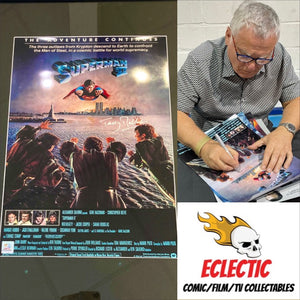 Superman II Terry Madden Autographed Film Poster with Triple Layer Authenticity