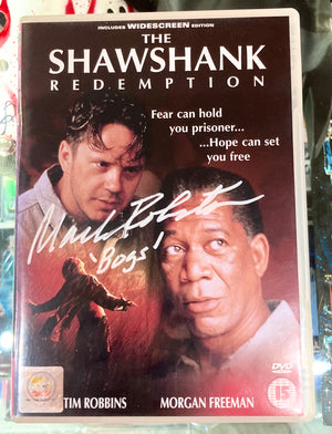 The Shawshank Redemption Mark Rolston Autographed DVD with Triple Layer Authenticity