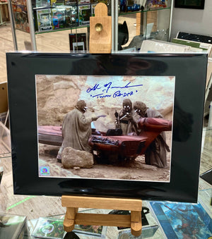 Star Wars Tusken Raider Alan Fernandes Autographed Mounted Photograph with Double Layer Authenticity