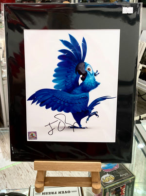 Rio 2 Jesse Eisenberg Autographed Mounted Photograph with Double Layer Authenticity