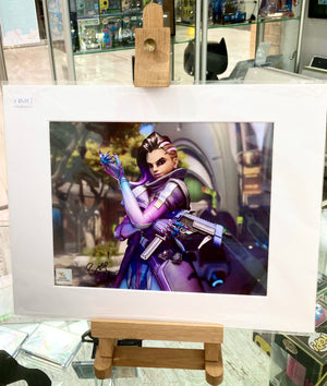 Overwatch Carolina Ravassa Autographed Mounted Photograph with Double Layer Authenticity