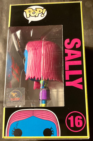 The Nightmare Before Christmas Sally (Blacklight) C. Andrew Nelson Autographed 16 Funko POP! with Triple Layer Authenticity